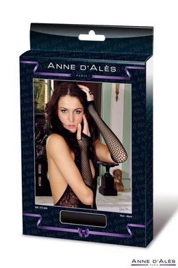 Митенки сетка Anne De Ales Black купить в sex shop Sexy