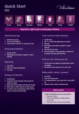 Вібро-кульки керовані смартфоном Vibratissimo Duoball Charger Purple купити в sex shop Sexy