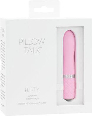 Роскошный вибратор PILLOW TALK - Flirty Pink с кристаллом Сваровски купити в sex shop Sexy