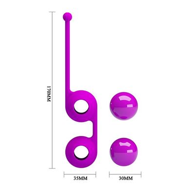 Вагінальні кульки Pretty Love Kegel Tighten Up Balls III Purple купити в sex shop Sexy