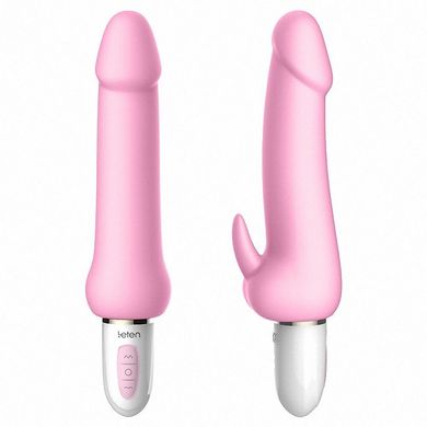 Вибратор с подогревом и стимуляцией клитора Leten Quest купити в sex shop Sexy