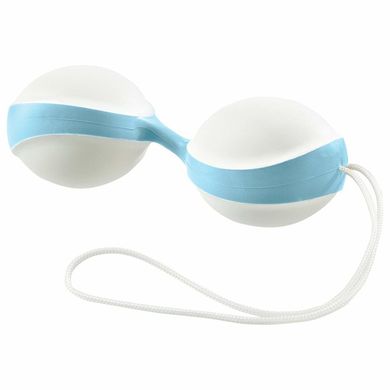 Вагінальні кульки Amor Gym Ball Duo White / Blue купити в sex shop Sexy