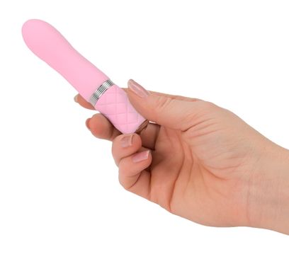 Роскошный вибратор PILLOW TALK - Flirty Pink с кристаллом Сваровски купити в sex shop Sexy
