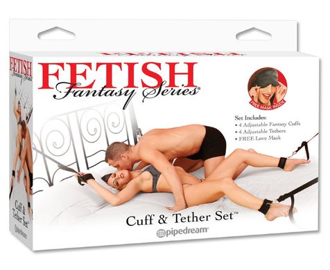 Бондажный набор для кровати Fetish Fantasy Series Cuff & Tether Set купить в sex shop Sexy