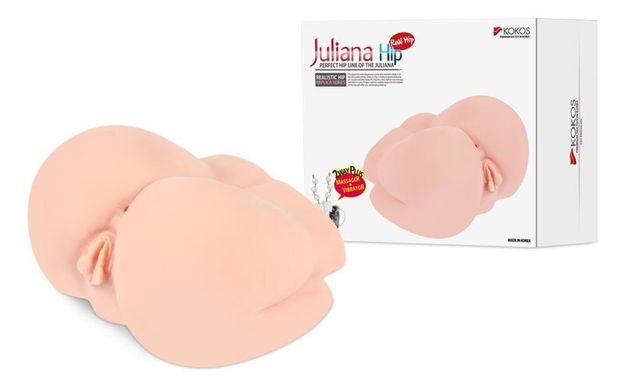Реалістичний мастурбатор Kokos Juliana з функцією масажу і вібрацією купити в sex shop Sexy