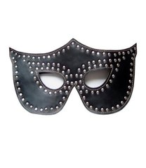 Шкіряна маска з клепками купити в sex shop Sexy