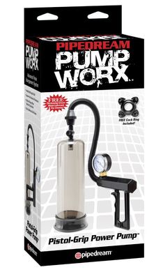 Вакуумная помпа для пениса Pump Worx Pistol Grip Power Pump купить в sex shop Sexy