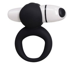 Эрекционное кольцо с вибрацией Ring Pop Black Penisring купить в sex shop Sexy