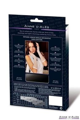 Митенки сетка Anne De Ales White купити в sex shop Sexy