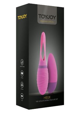 Виброяйцо с ДУ вибро-пультом Helix Remote Vibrating Egg Pink купить в sex shop Sexy