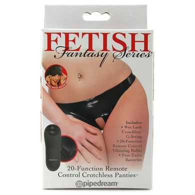 Вібро-трусики Fetish Fantasy 20 Function Remote Crotchless Panties купити в sex shop Sexy