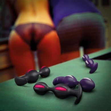 Анальная пробка с шариками B Balls Fun Factory Фиолетовый/Белый купить в sex shop Sexy