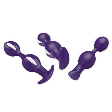 Анальна пробка з кульками B Balls Fun Factory Фіолетовий / Білий купити в sex shop Sexy