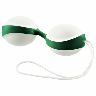 Вагинальные шарики Amor Gym Ball Duo White/Green купить в sex shop Sexy