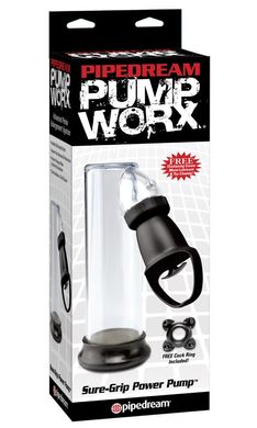 Вакуумна помпа для пеніса Pump Worx Sure Grip Power Pump купити в sex shop Sexy