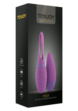 Виброяйцо с ДУ вибро-пультом Helix Remote Vibrating Egg Purple купить в sex shop Sexy