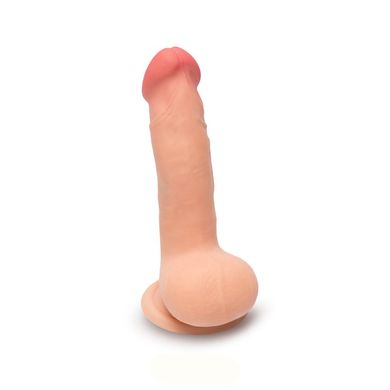 Реалістичний вібратор з біокожі Пікантні Штучки 13 см. купити в sex shop Sexy