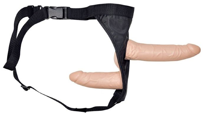 Подвійний страпон Double Dong Strap-On купити в sex shop Sexy