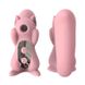 Вакуумний стимулятор з вібрацією KissToy Miss UU Pink, іграшка 2-в-1 купити в секс шоп Sexy
