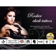 Tattoo Set - Rocker Chick купити в sex shop Sexy