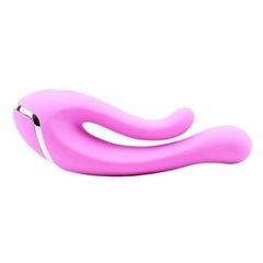 Вагинально-клиторальный вибратор Dual Kiss Pink купить в sex shop Sexy