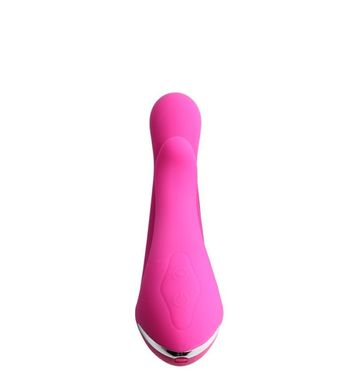 Вагінально-кліторальний вібратор Dual Kiss Pink купити в sex shop Sexy