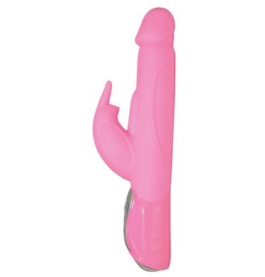 Клиторально-вагинальный вибратор Smile Bunny Pink купить в sex shop Sexy