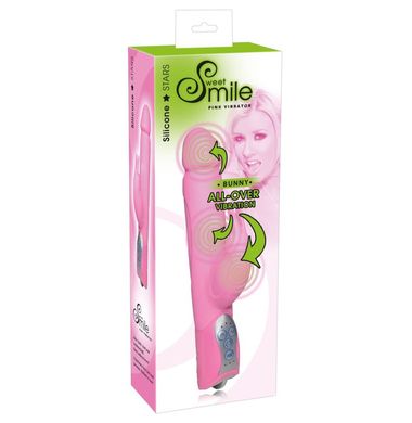 Кліторальних-вагінальний вібратор Smile Bunny Pink купити в sex shop Sexy