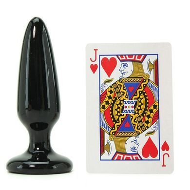 Анальна пробка Jelly Rancher Small Pleasure Plug Black купити в sex shop Sexy
