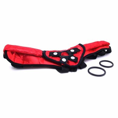 Трусики для страпона Sportsheets Lace Corsette Strap-on Red купити в sex shop Sexy