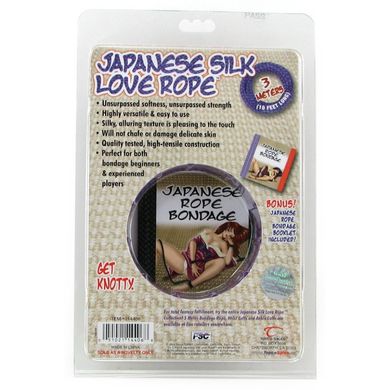 Веревка для бондажа Japanese Silk Love Rope Purple купить в sex shop Sexy