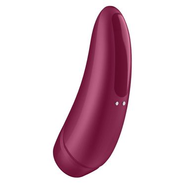 Вакуумний кліторальний стимулятор Satisfyer Curvy 1+ Rose Red купити в sex shop Sexy