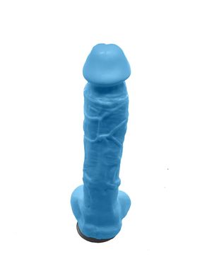 Крафтовое мыло-член с присоской Чистый Кайф Blue size XL купити в sex shop Sexy