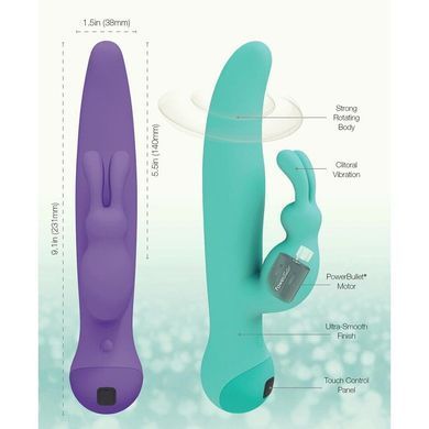 Вибратор с сенсорным управлением Touch by SWAN - Duo Teal купити в sex shop Sexy