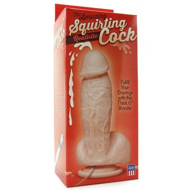 Фаллоимитатор с эякуляцией The Amazing Squirting Realistic Cock Vanilla купить в sex shop Sexy