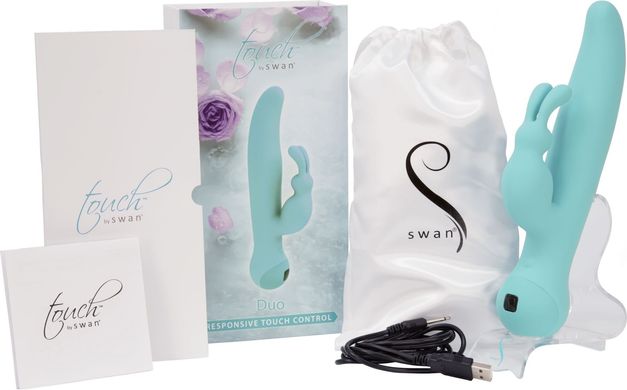 Вибратор с сенсорным управлением Touch by SWAN - Duo Teal купить в sex shop Sexy
