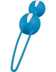 Вагінальні кульки Smartballs Duo Fun Factory Блакитний / Білий купити в sex shop Sexy