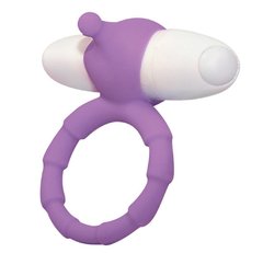 Эрекционное кольцо с вибрацией Smile Loop Vibr. Ring Purple купить в sex shop Sexy