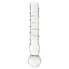 Скляний фалоімітатор Joystick Clear Glass Dildo купити в sex shop Sexy