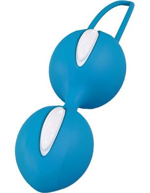 Вагинальные шарики Smartballs Duo Fun Factory Голубой/Белый купить в sex shop Sexy