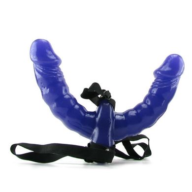 Подвійний страпон Fetish Fantasy Series Double Delight Strap-on Purple купити в sex shop Sexy
