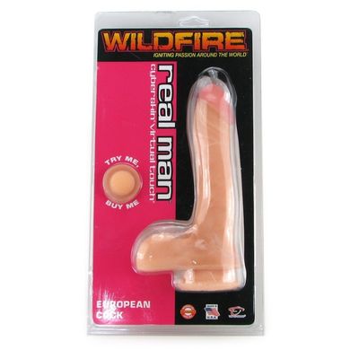 Фалоімітатор Wildfire Real Man CyberSkin European Cock купити в sex shop Sexy