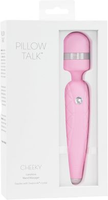 Роскошный вибромассажер PILLOW TALK - Cheeky Pink с кристаллом Сваровски купити в sex shop Sexy