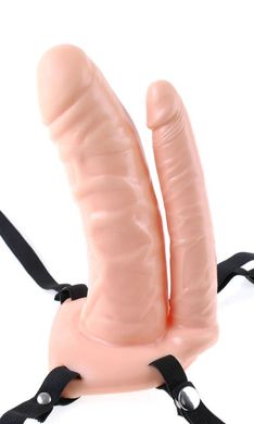 Полый страпон Fetish Fantasy Series 6 Double Penetrator Hollow Strap-On Flesh купить в sex shop Sexy