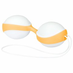Вагінальні кульки Amor Gym Ball Duo White / Yellow купити в sex shop Sexy