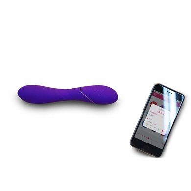 Вібратор керований смартфоном Magic Motion Heating Wand Purple купити в sex shop Sexy