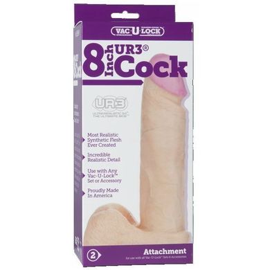 Фаллоимитатор-насадка к страпону Realistic 8 Inch UR3 Vac-U-Lock Dildo купить в sex shop Sexy