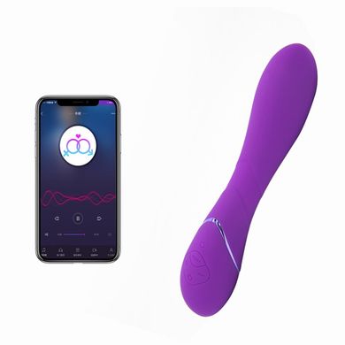 Вібратор керований смартфоном Magic Motion Heating Wand Purple купити в sex shop Sexy