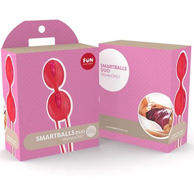Вагінальні кульки Smartballs Duo Fun Factory Помаранчевий / Рожевий купити в sex shop Sexy