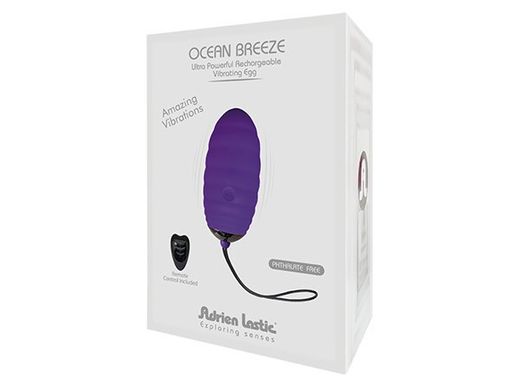 Перезаряжаемое беспроводное виброяйцо Adrien Lastic Ocean Breeze Purple купить в sex shop Sexy